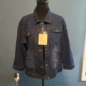 Item 14 NWT Blue Jean Jacket 5XL
